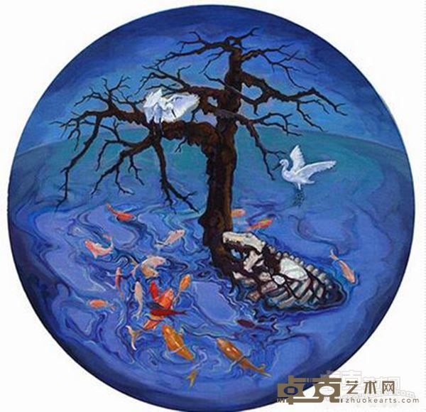 《一念成海A》 直径100cm 2013年