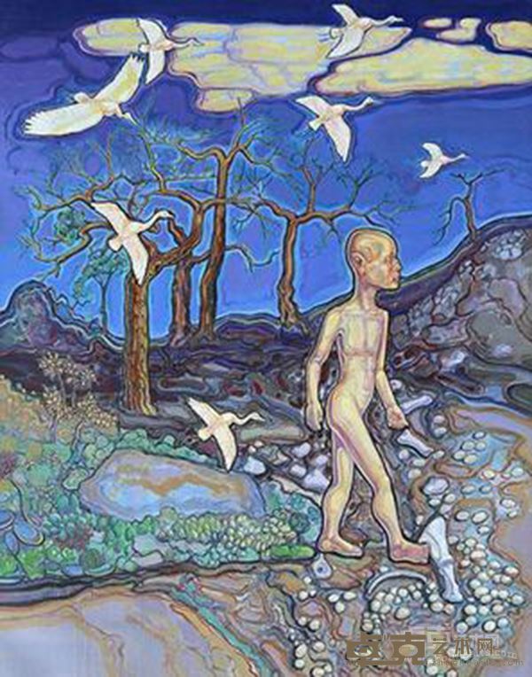《一念一春秋A》 150x200cm 2015年