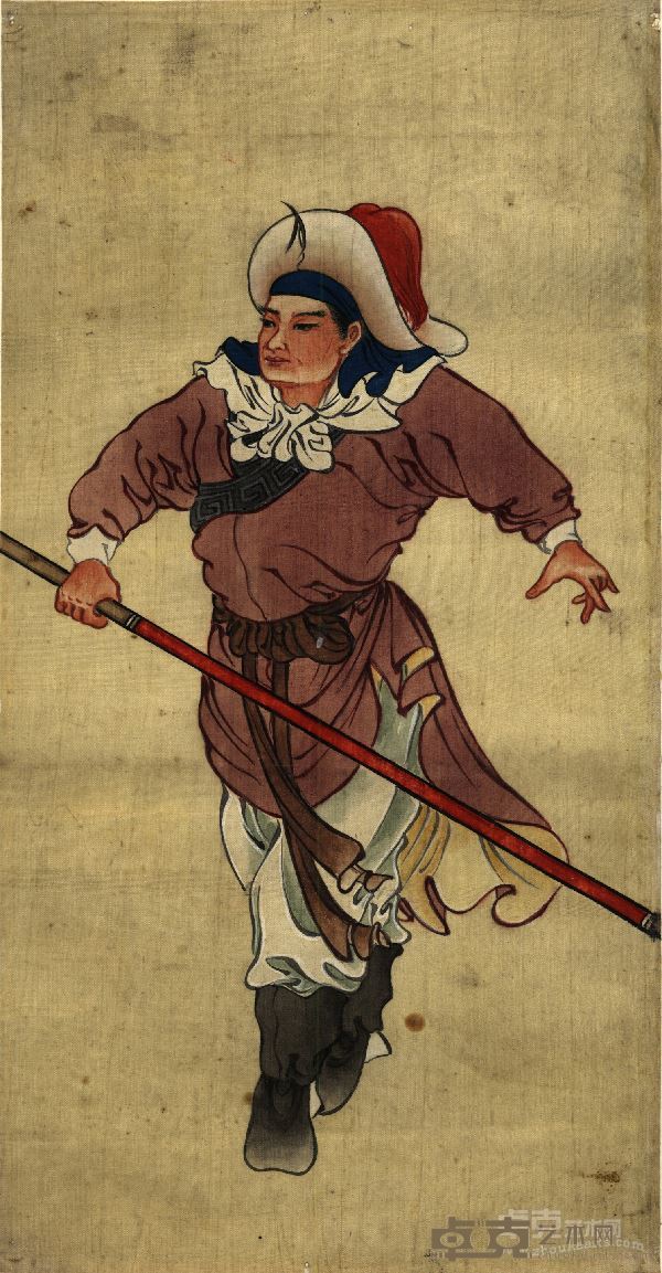 林冲画像33.5×17.5
