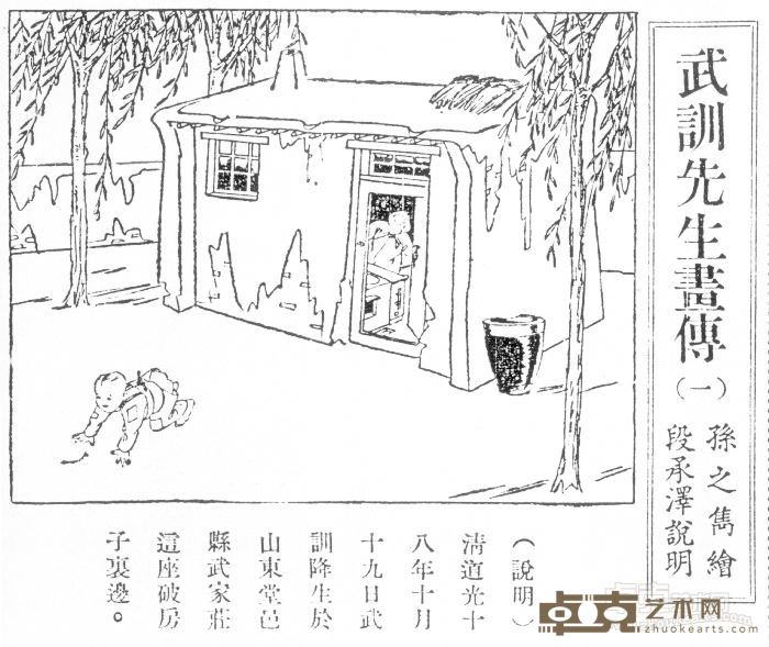 大公报发行36版《武训先生画传》-1