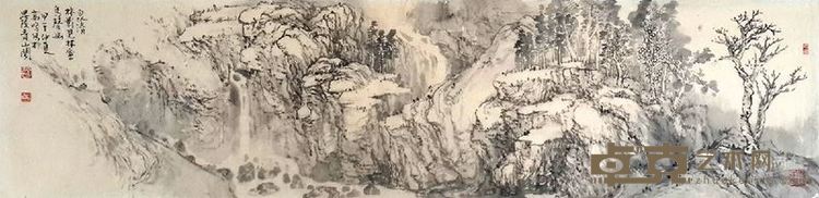 高鸣 《泉清林影见，林密鸟声幽》