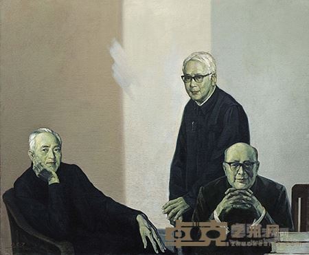 在各自的领域里 跨页 140X180CM 1985