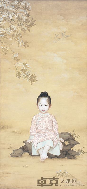 归燕  180×90cm  布面油画  2015  万里
