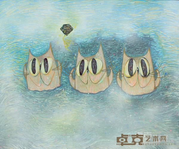谁是我的咪 50cmx60cm