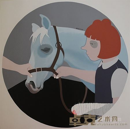 英雄.70x70 布面丙烯 2015