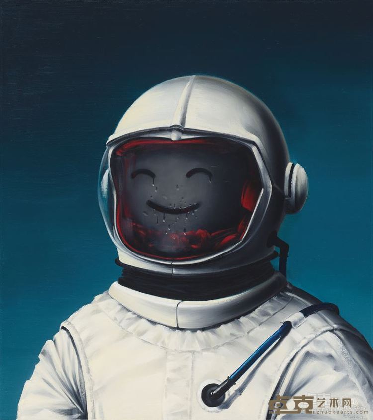 宇宙大帝 2015.6.19 100x90cm 布面油画