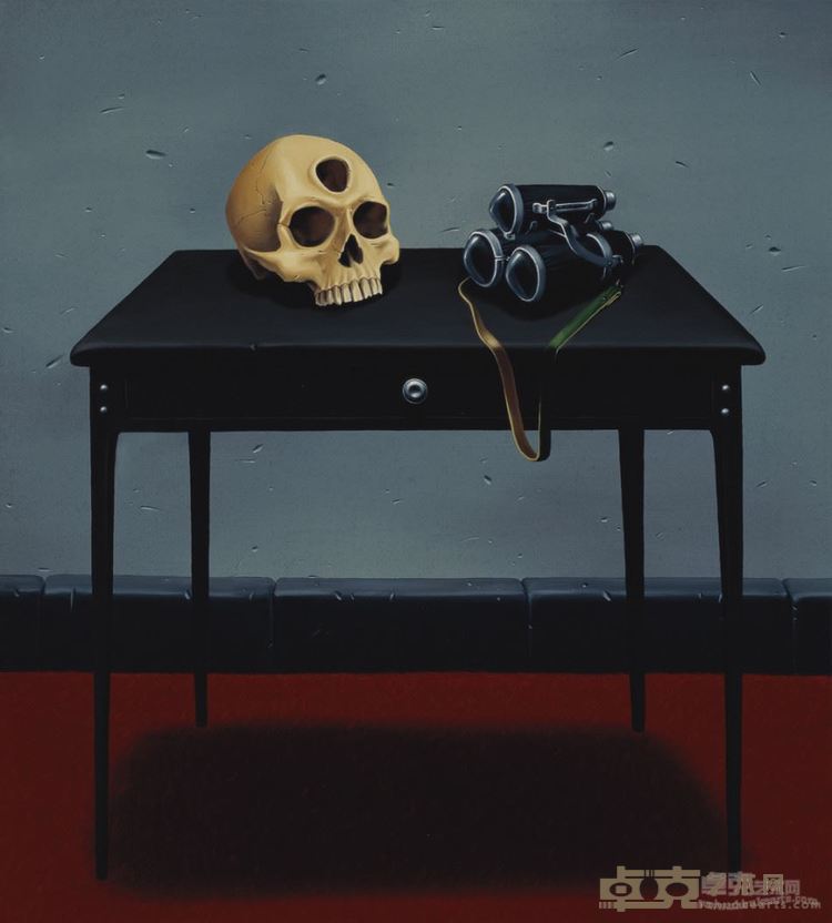 二郎神的头盖骨和二郎神的望远镜100x90cm