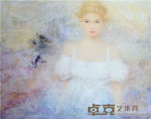 姚薇 《青悠》 80×100cm （油画）
