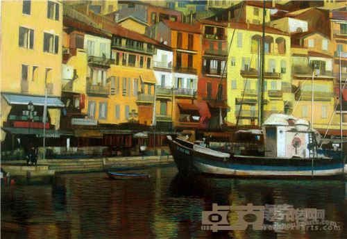 王大邦 《她城归泊》 47×68cm　（粉画）