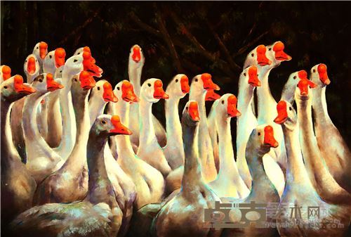 曹学芬 《向前看》 78×53cm （粉画）