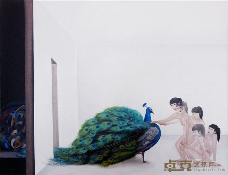 影与带—到白屋中坐下4  70×90cm