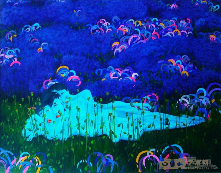 影与带—我想安静一会NO.2 170×140cm
