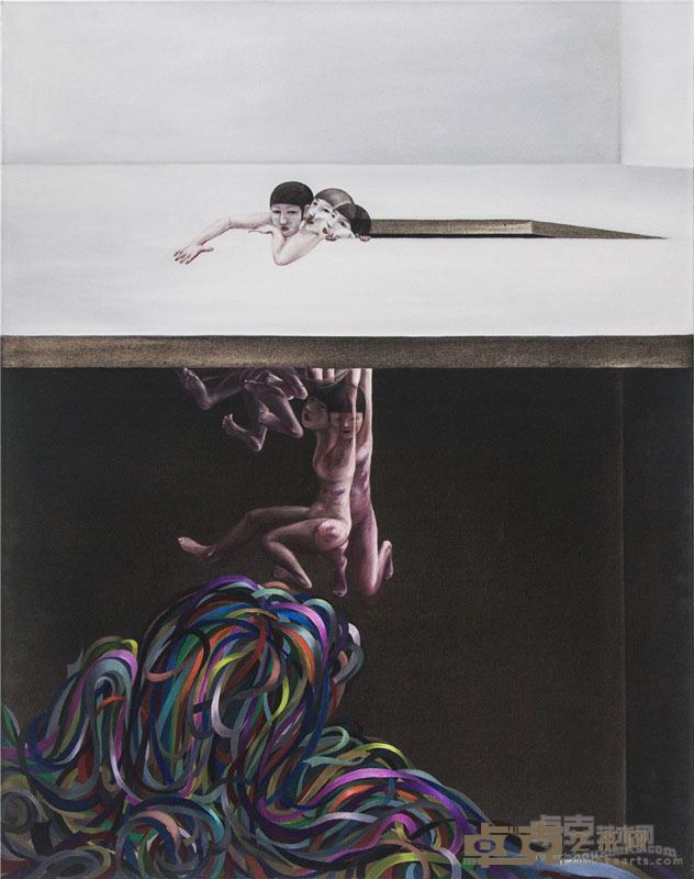 影与带—到白屋中来NO.3  83×65cm