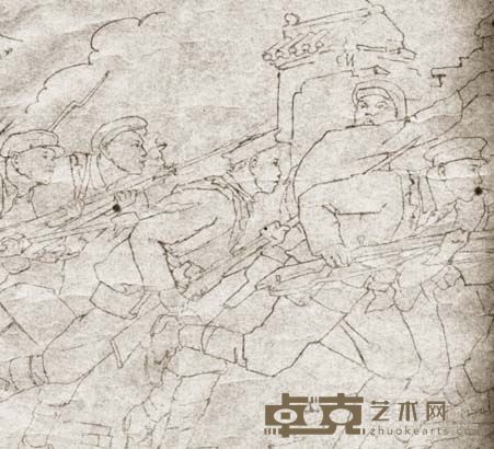 人民英雄纪念碑浮雕“武昌起义”图稿局部2