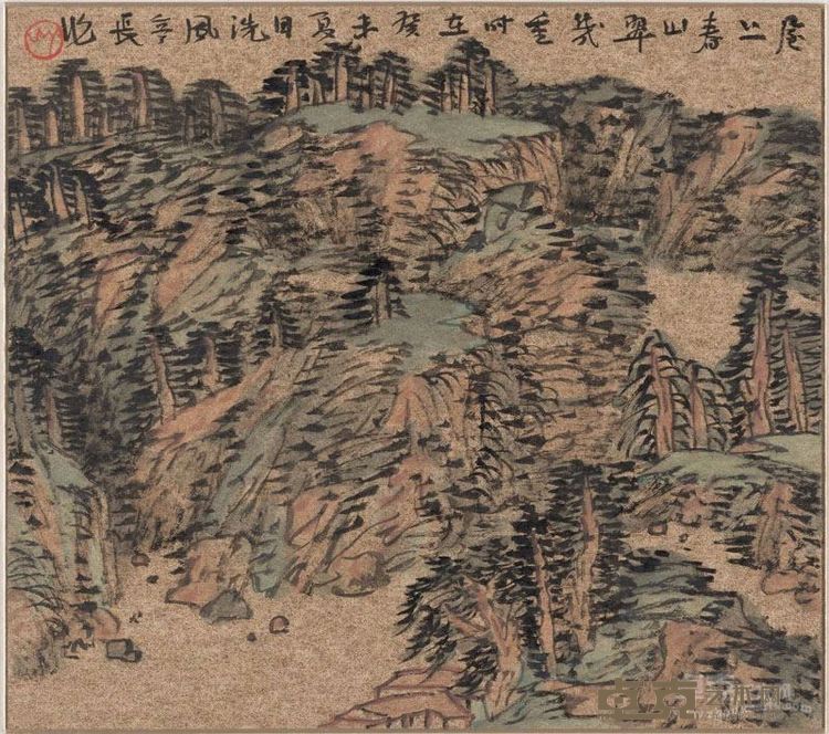 屋上春山翠几重