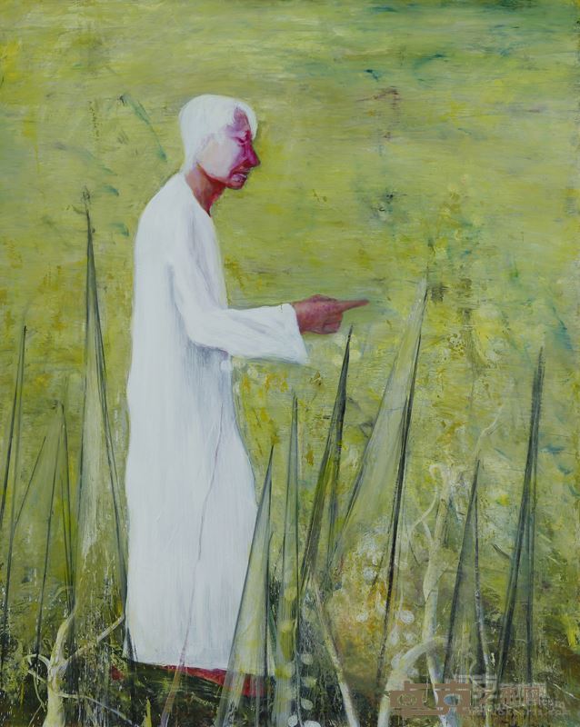 葛辉《至此等待》布面油画 150cmx120cm   2013年