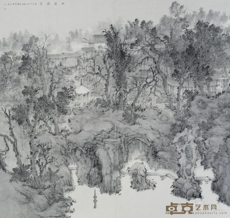 谢士强  山园栖隐    180X190  2014