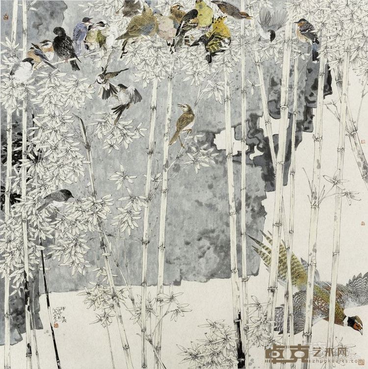 张迎春  清秋.124×124.2014年