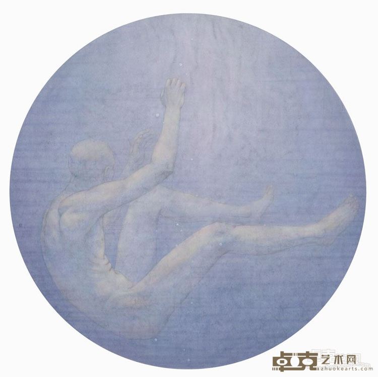 李戈晔  孤境 110x110cm+ 纸本彩墨 2015