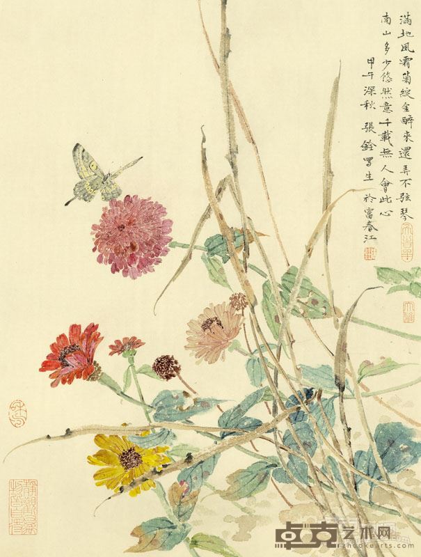张铨  2014年东篱菊 44x33