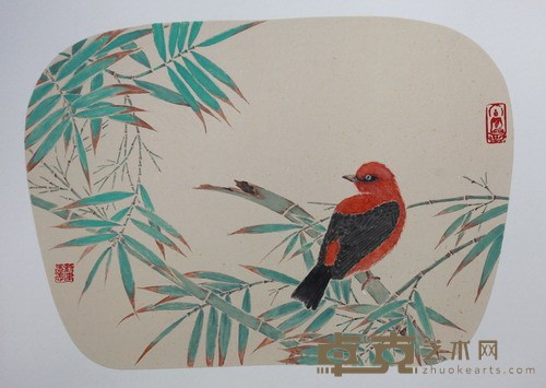 《暗翠》(软片)42X32CM