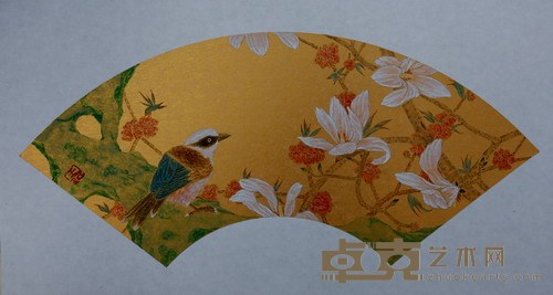 《春物有餘妍》(日本镜片)45X30CM