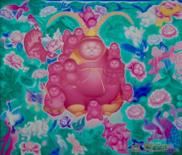 潘德海－花果山200x170cm 布面油画