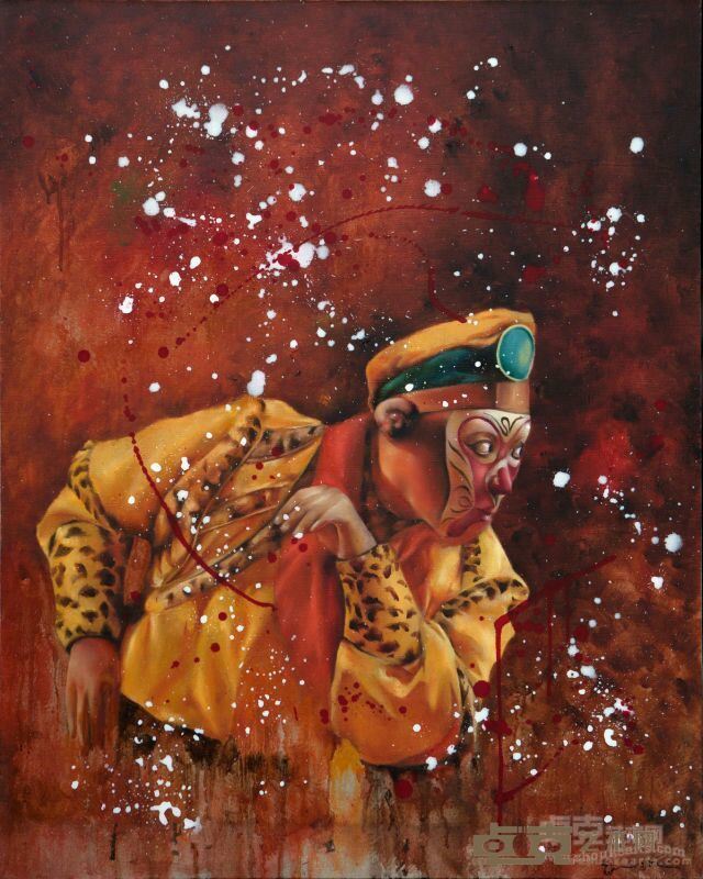 常磊－中国文明-孙悟空之一  110x80cm