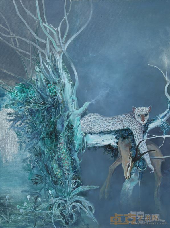 吴静一  雾林  135×100cm  布面油画  2014