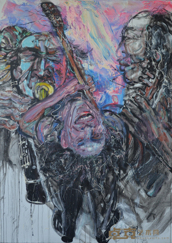 《乐手》系列七  180x130cm  2016