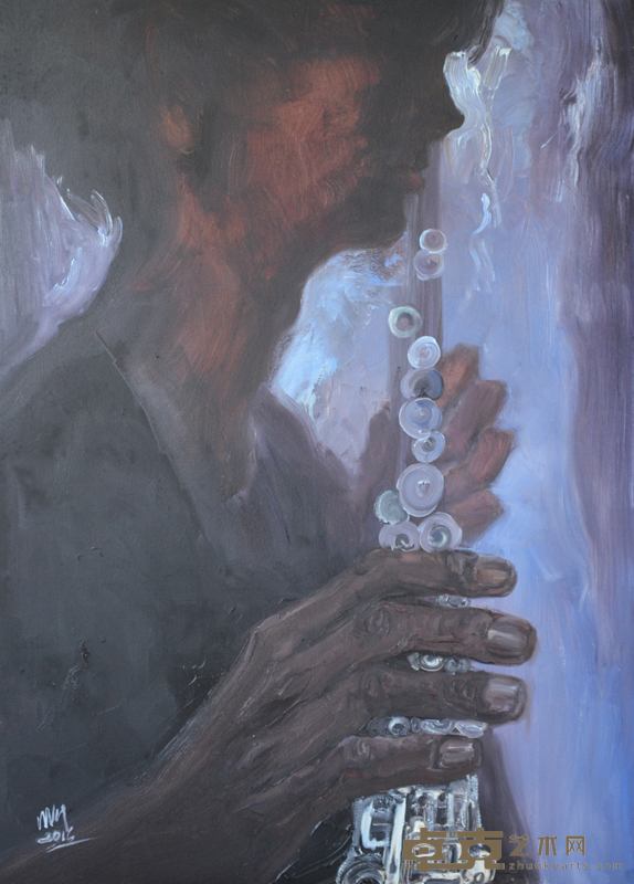 《乐手》系列十 180x130cm  2016