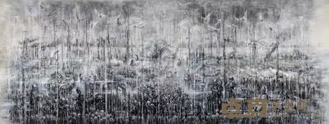 《危机之源》，920x350cm \ 《Crisis Core》，920x350cm
