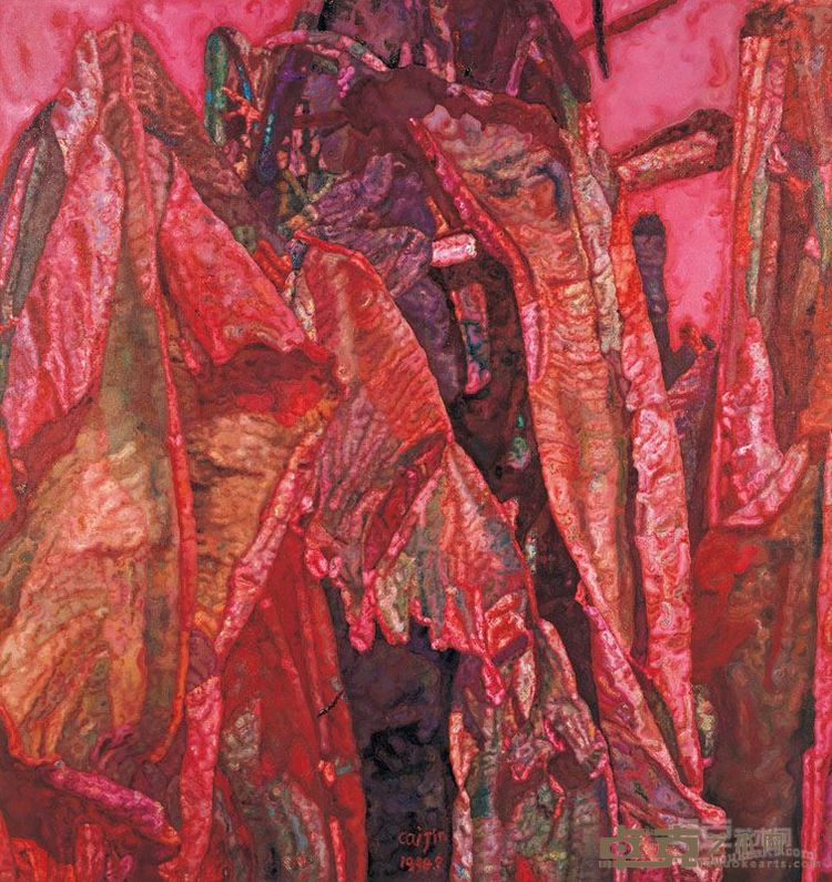 蔡锦 《美人蕉51》布面油画 200×190cm 1994年