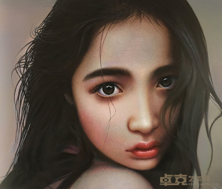 张向明 北京女孩系列010 布面油画 150x180cn