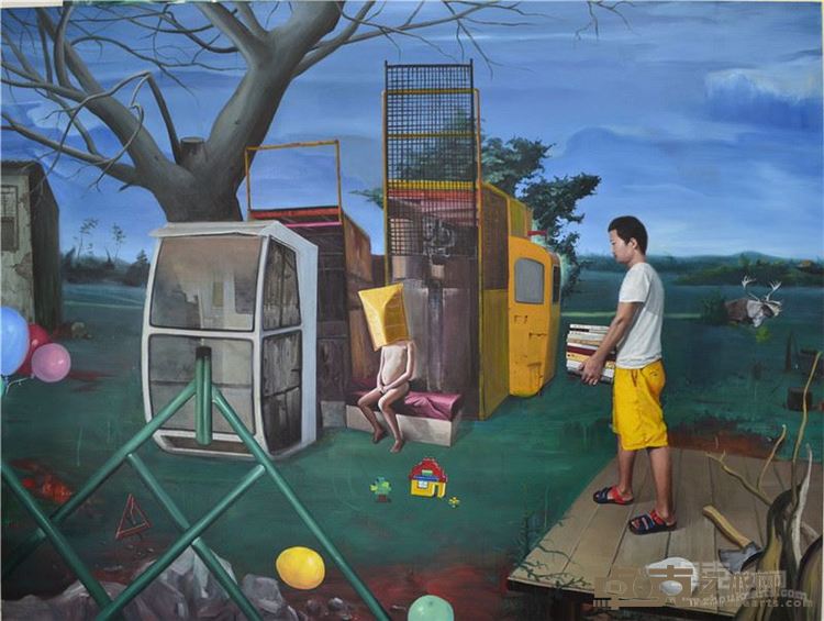 搬砖 200×150cm  2016年