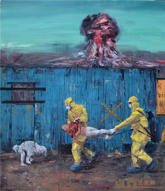 痕迹 150×130cm  2015年