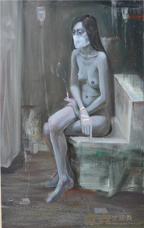 环境生存之发呆120×80cm  2014年