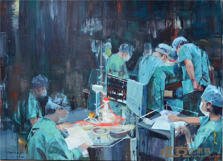 无题手术6  170×120cm  2015年