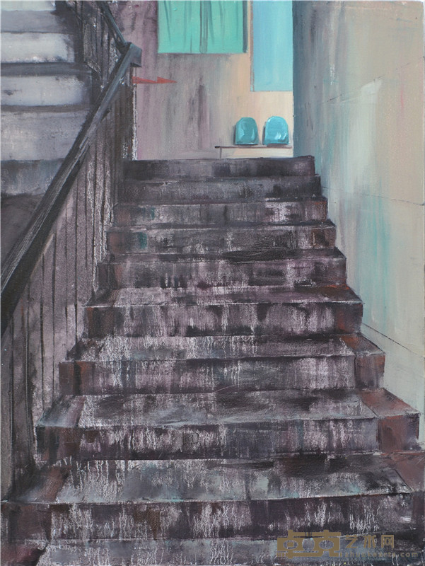 医院系列之无赖的奔跑    50×60cm   2015