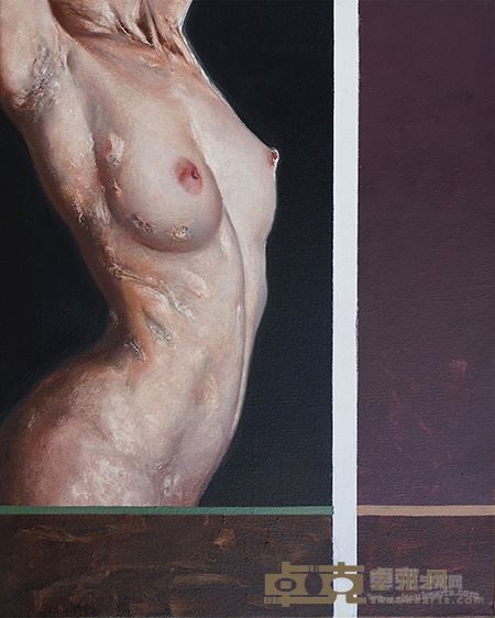 张奎 女人体NO.2 布面油画 40×50cm 2016年