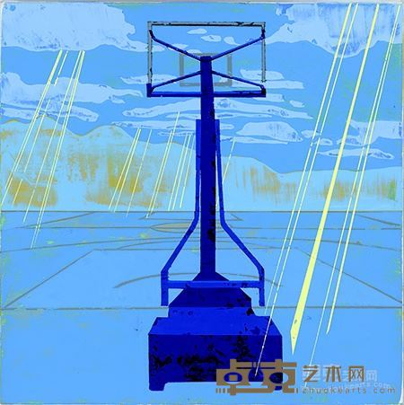张宁飞 untitled之三40x40 2106年 布面丙烯