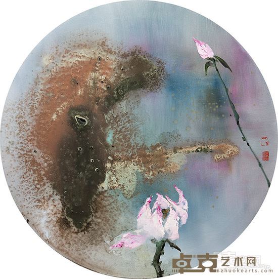 景岚 荷韵3 60cmx60cm