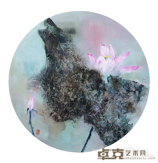 景岚 荷韵2 60cmx60cm