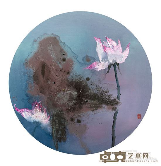 景岚 荷韵1 60cmx60cm