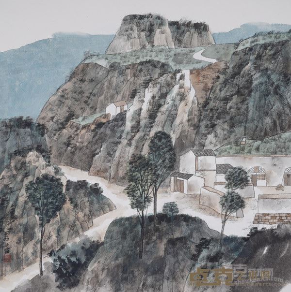 庄小雷《春山远望》
