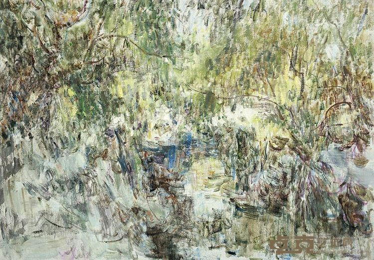 张淳大宝 绿荫 85×120cm 布面油画 2013年
