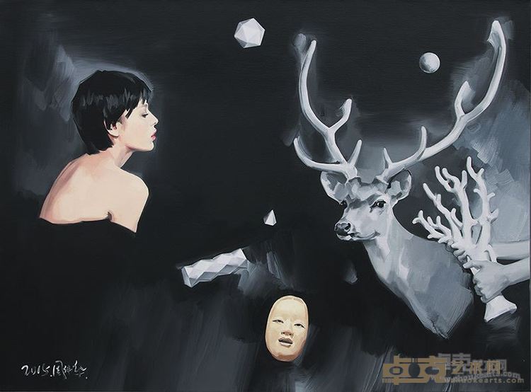 周伟华 借问5号 150x112cm 2015