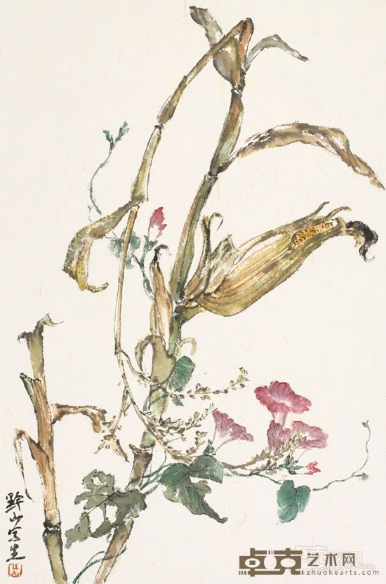 岳黔山写生作品 60x39cm