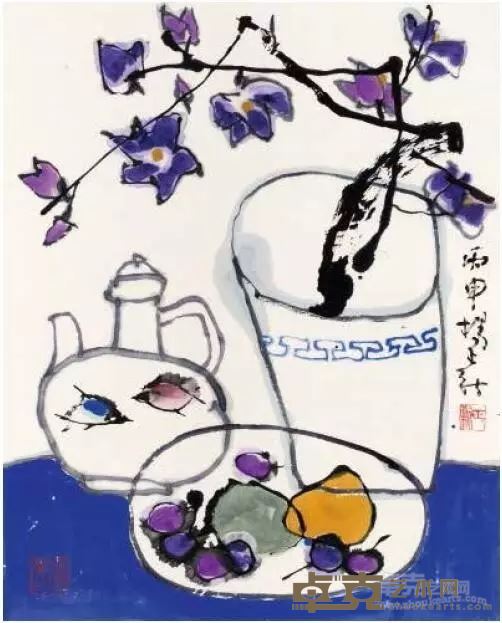 《永恒的快乐》 杨正新 水墨 48cm×60cm