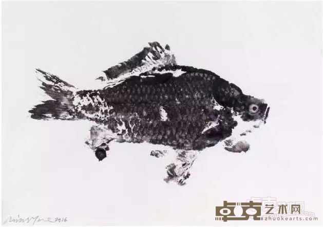 《自由自在》 许明耀 水墨 37cm×26cm